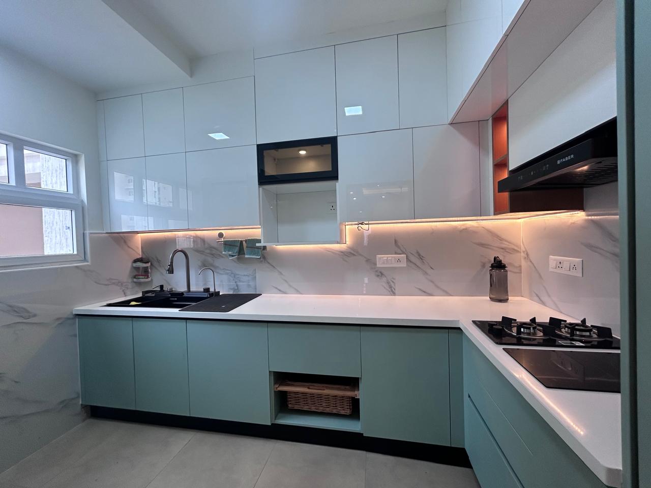Modular kitchen design 10 by Luxentra