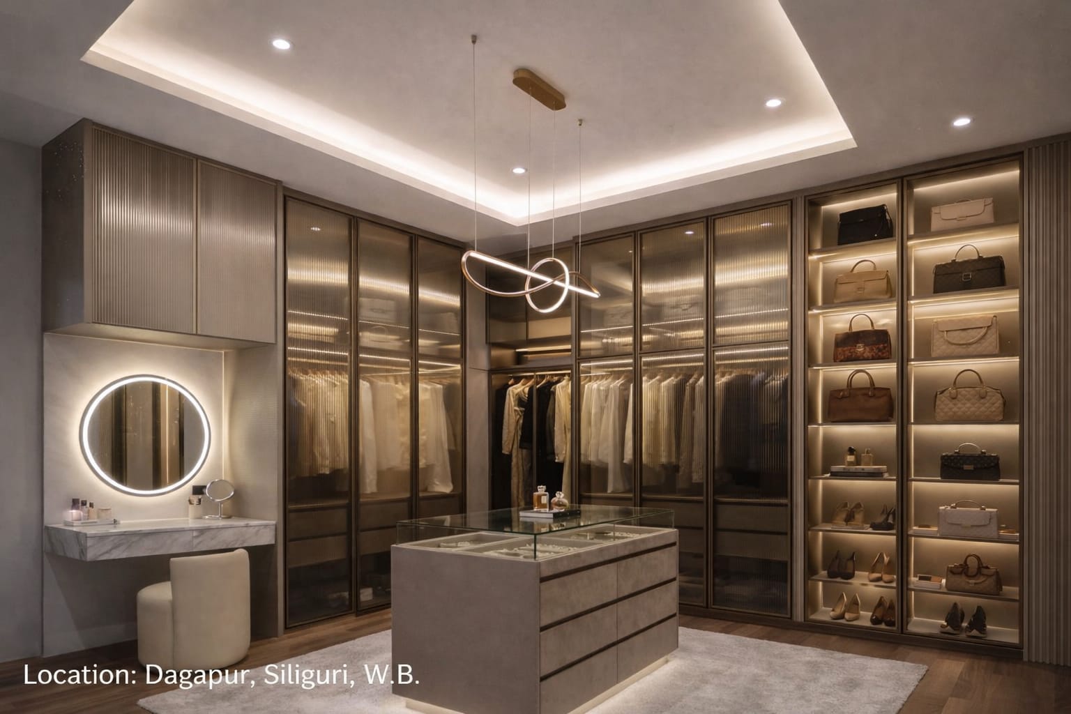 Modular wardrobe design 9 by Luxentra